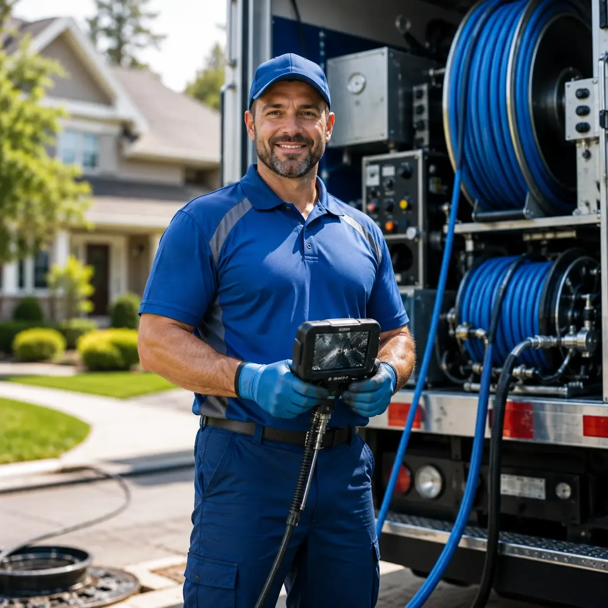 Local outdoor drain cleaning specialists in Harris, NY
